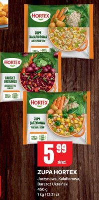 Zupa Hortex Jarzynowa, Kalafiorowa, Barszcz Ukraiński 450 g promocja w Chorten