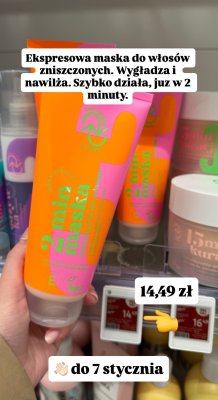 Maska do włosów 2min maska promocja w Rossmann