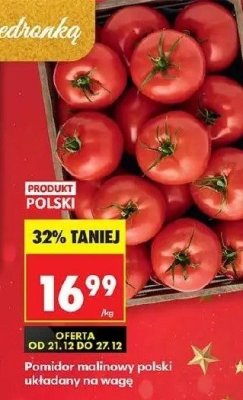 Pomidor malinowy polski promocja w Biedronka