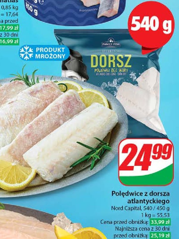 Dorsz atlantycki - pol臋dwica Family fish promocja