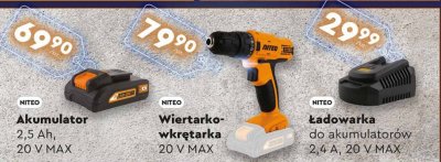 Akumulator 2,5 Ah, 20 V MAX NITEO promocja w Biedronka