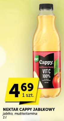 Nektar CAPPY jabłkowy promocja w Groszek