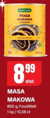 Masa makowa promocja w Chorten