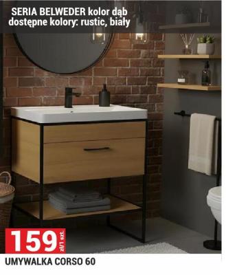 Umywalka CORSO 60 promocja w Merkury Market