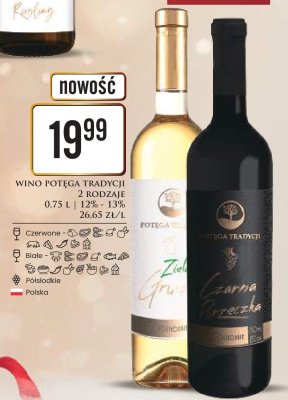 Wino Potega Tradycji białe promocja w Dino