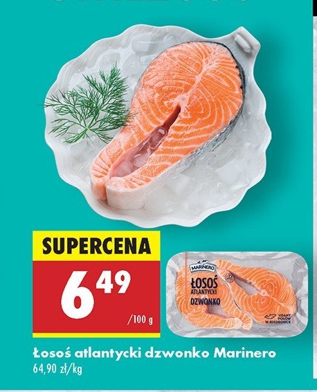 Łosoś atlantycki świeży dzwonko Marinero promocja