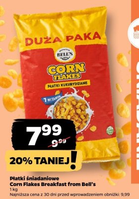 Płatki śniadaniowe Corn Flakes  promocja w Netto
