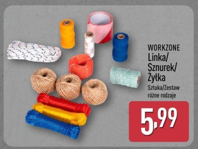 Linka/Sznurek/Żyłka WORKZONE promocja w Aldi