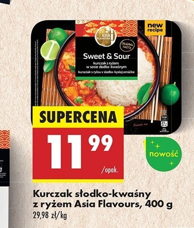 Kurczak słodko-kwaśny Asia flavours promocja w Biedronka