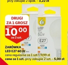 Żarówka led e27 60w Podniesiony kciuk promocja