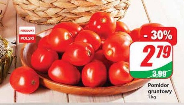 Pomidory gruntowe promocja
