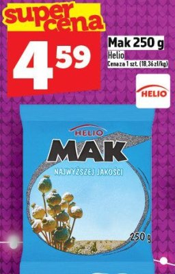 Mak Helio 250g promocja w TOPAZ