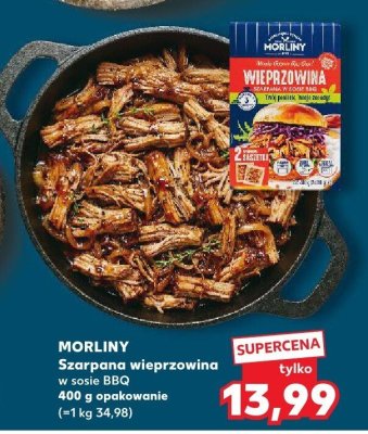 Szarpana wieprzowina w sosie BBQ Morliny promocja w Kaufland