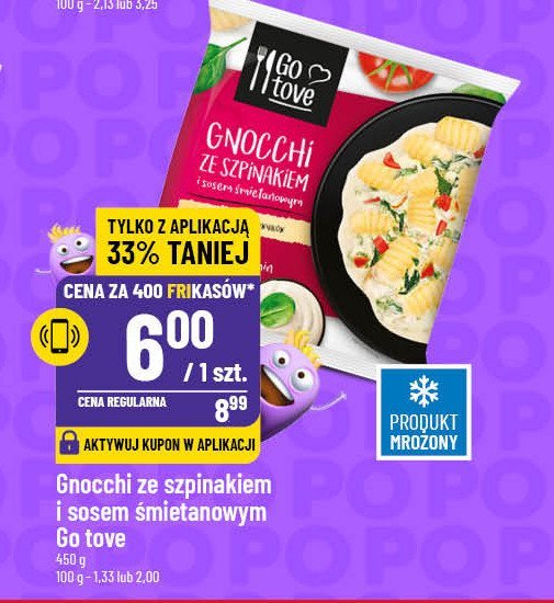 Gnocchi ze szpinakiem Gotove promocja w POLOmarket