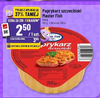 Paprykarz szczeciński Master Fish promocja w POLOmarket