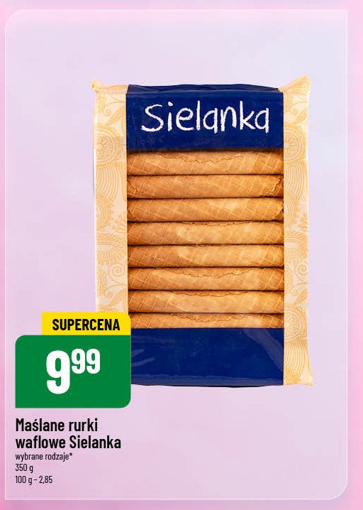 Rurki waflowe maślane Sielanka promocja