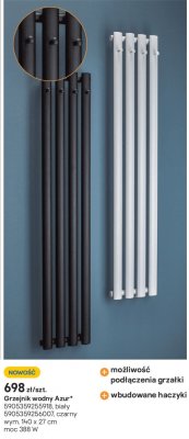 Grzejnik wodny Azur promocja w Castorama