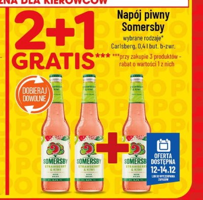 Napój piwny Somersby promocja w POLOmarket