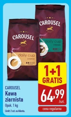 Kawa ziarnista 1 kg promocja w Aldi