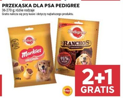 Przekąska dla psa Pedigree 36-270 g różne rodzaje promocja w Stokrotka