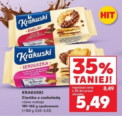 Ciastka z czekoladą promocja w Kaufland
