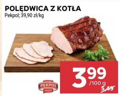 Polędwica z kotla Pekpol promocja w Stokrotka