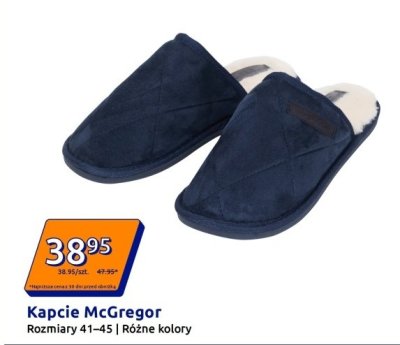 Kapcie r. 41-45 promocja w Action