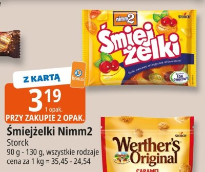 Śmiejżelki Nimm2 Storck promocja w Leclerc