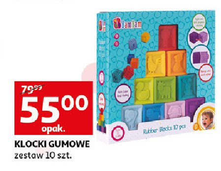 Klocki gumowe promocja