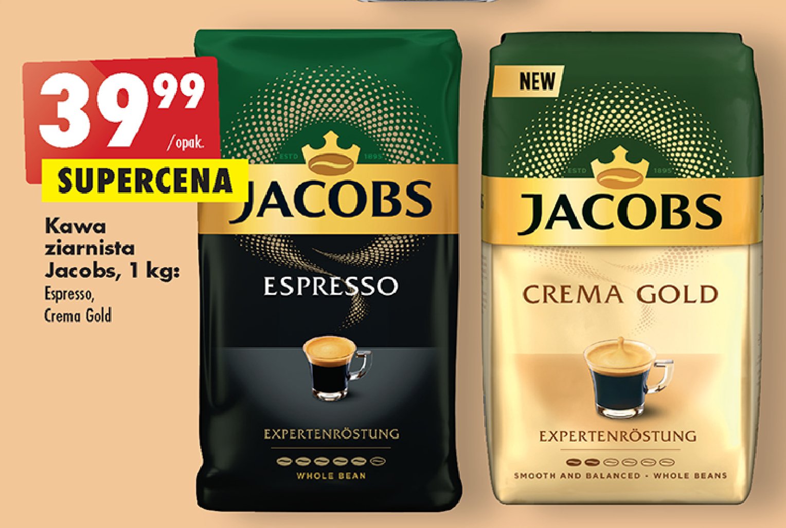 Kawa Jacobs crema gold promocje