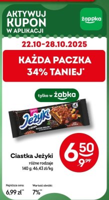 Ciastka Je偶yki 呕abka promocja w 呕abka