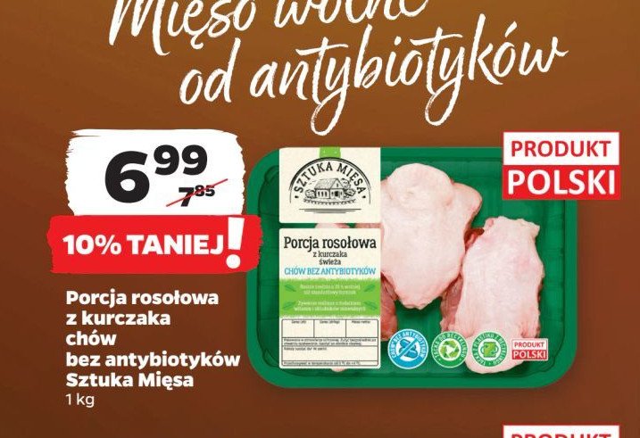 Porcja rosołowa z kurczaka SZTUKA MIĘSA promocja