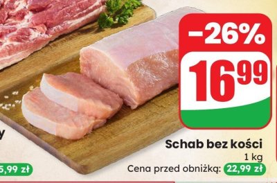 Schab bez kości promocja w Dino