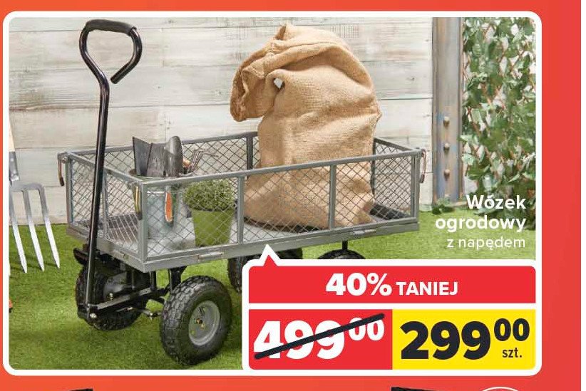 Wózek ogrodowy promocja