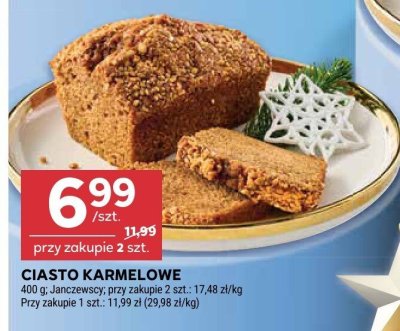 Ciasto karmelowe Janczewscy promocja w Stokrotka