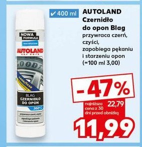 Czernidło do opon blag Autoland promocja