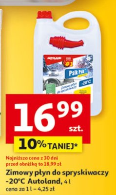 Zimowy płyn do spryskiwaczy -20°C Autoland promocja w Auchan