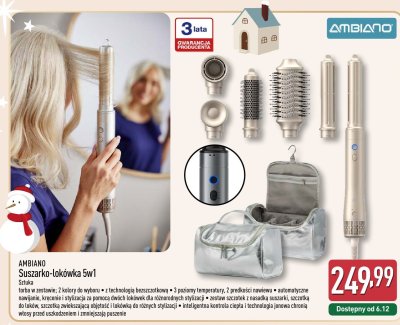Suszarko-lokówka 5w1 AMBIANO promocja w Aldi