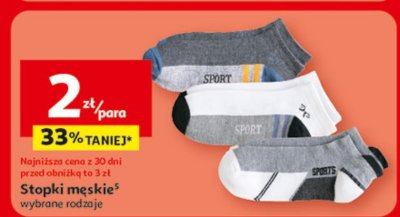 Stopki męskie Inextenso promocja w Auchan
