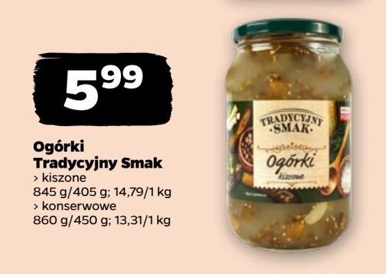 Ogórki konserwowe Tradycyjny smak promocja