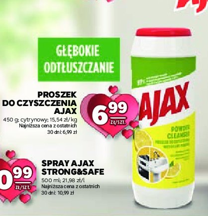 Proszek do czyszczenia lemon Ajax powder cleanser Ajax . promocja