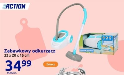 Zabawkowy odkurzacz 32 x 20 x 16 cm promocja w Action