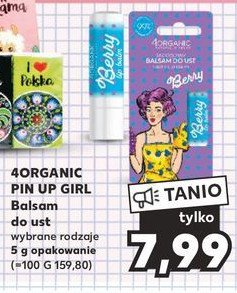 Balsam do ust berry 4organic promocja
