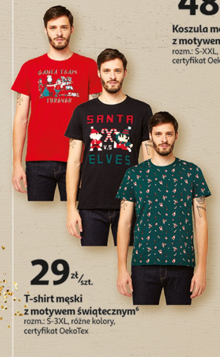 T-shirt męski świąteczny promocja