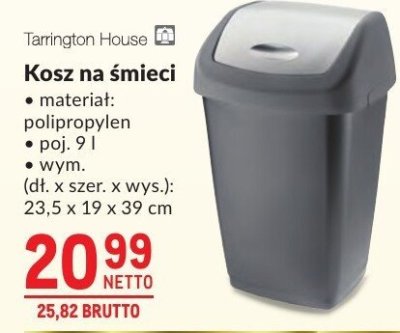 Kosz na śmieci Tarrington House promocja w Makro
