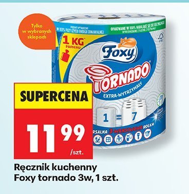 Ręcznik kuchenny tornado 3 warstwowy, 1 szt. promocja w Biedronka