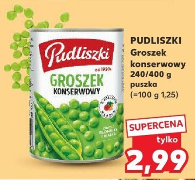Groszek konserwowy promocja w Kaufland