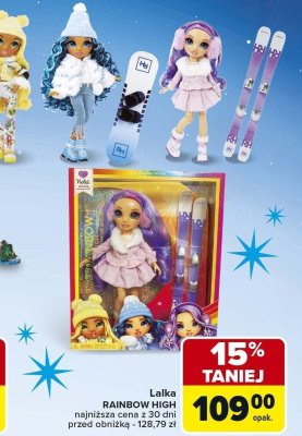Lalka RAINBOW HIGH promocja w Carrefour