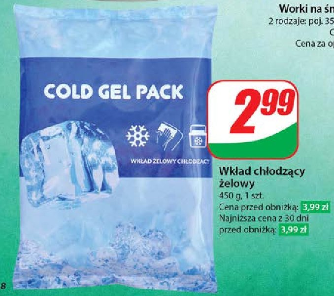 Wkład żelowy chłodzący promocja