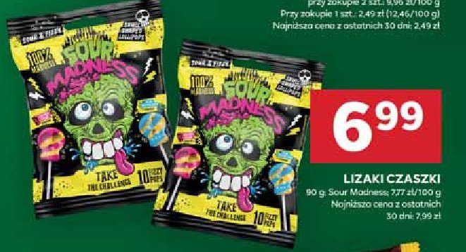 Lizaki Chupa chups sour madness promocja w Stokrotka